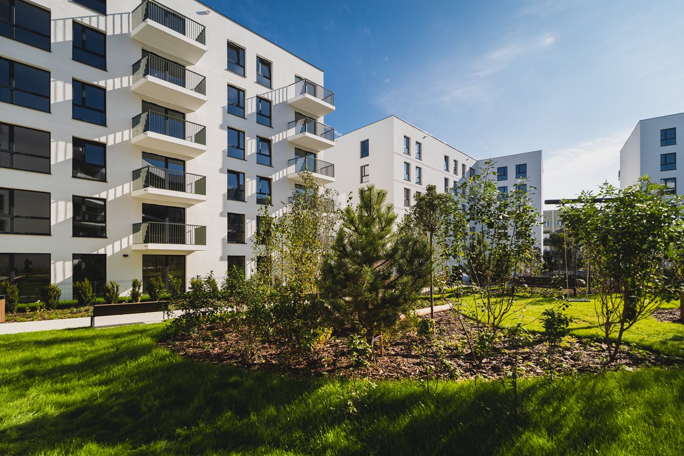 Osiedle Górka Narodowa - Zdjęcie widok na dziedziniec etap 5