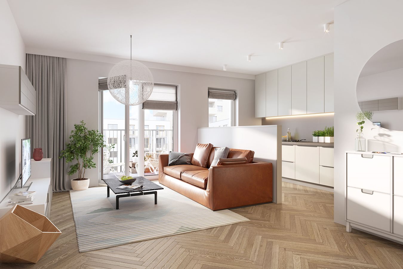 Piękna 21 - Przykładowe mieszkanie