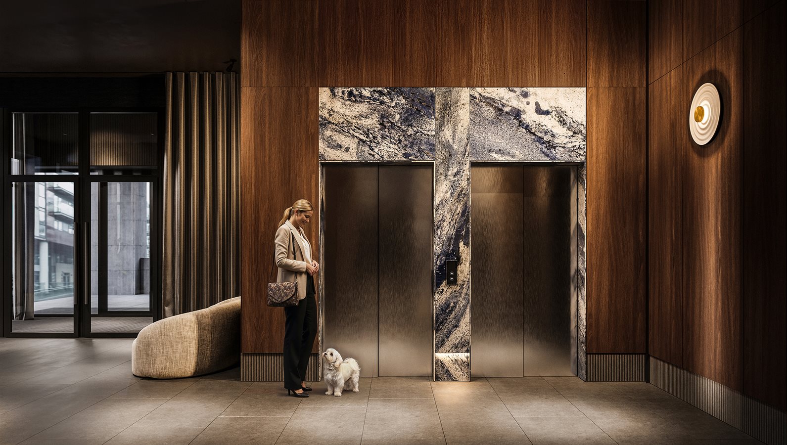 Apartamenty Grzybowska 11 - Widok na portal windowy na parterze