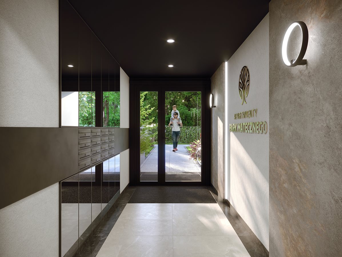 Apartamenty Park Matecznego - Wejście do budynku G