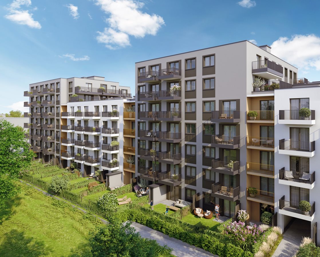 Osiedle Rapsodia - Widok na elewację budynku