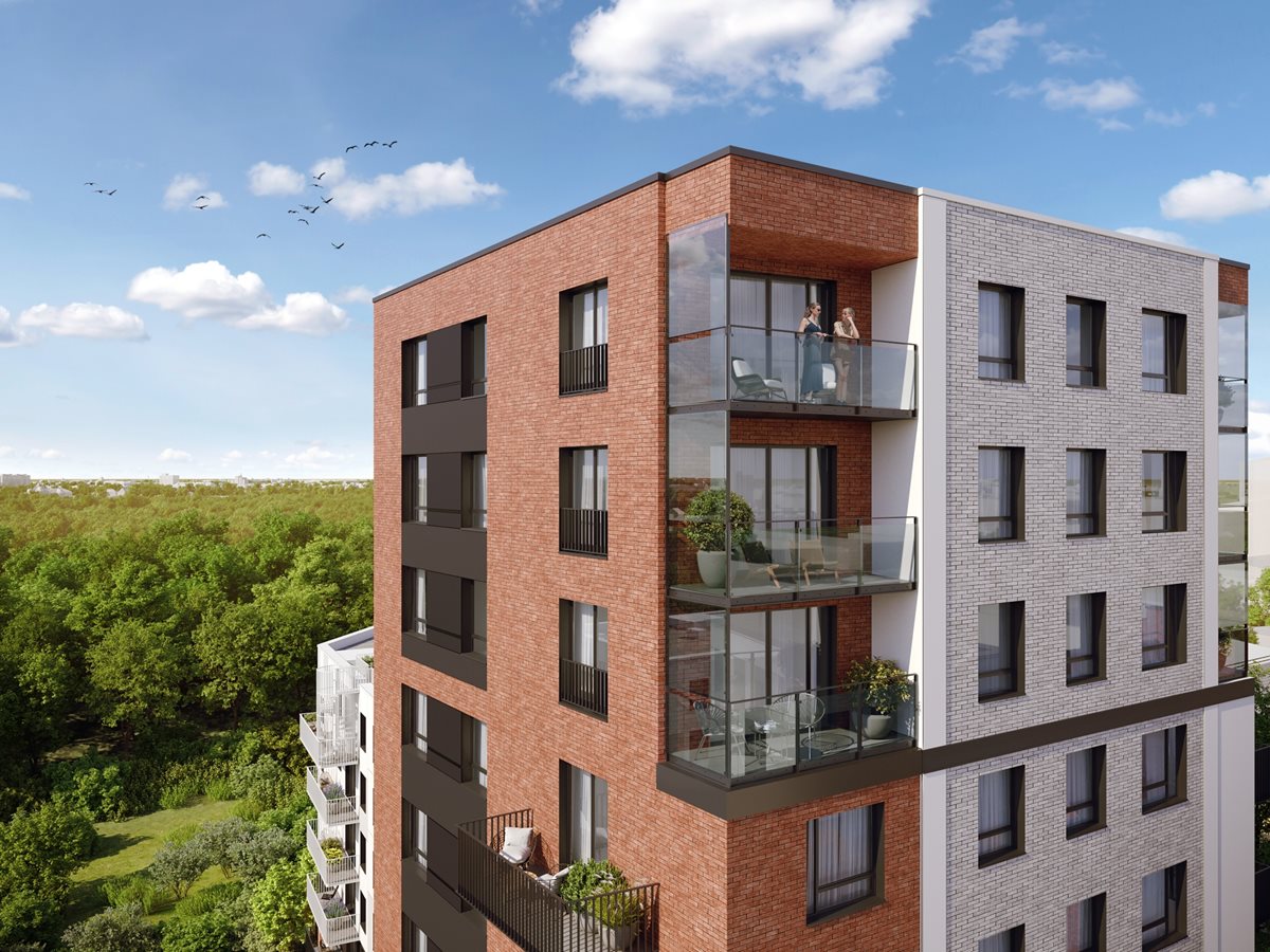Apartamenty nad Oławką - widok na budynek