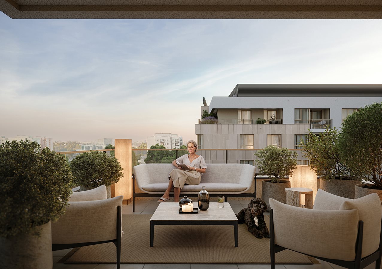 Apartamenty Metro Wilanowska - Taras