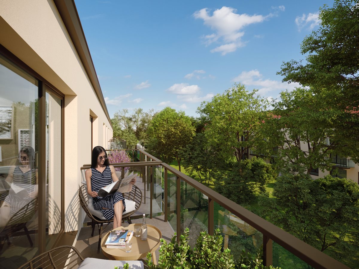 Nowodworska 43 - Widok z balkonu 