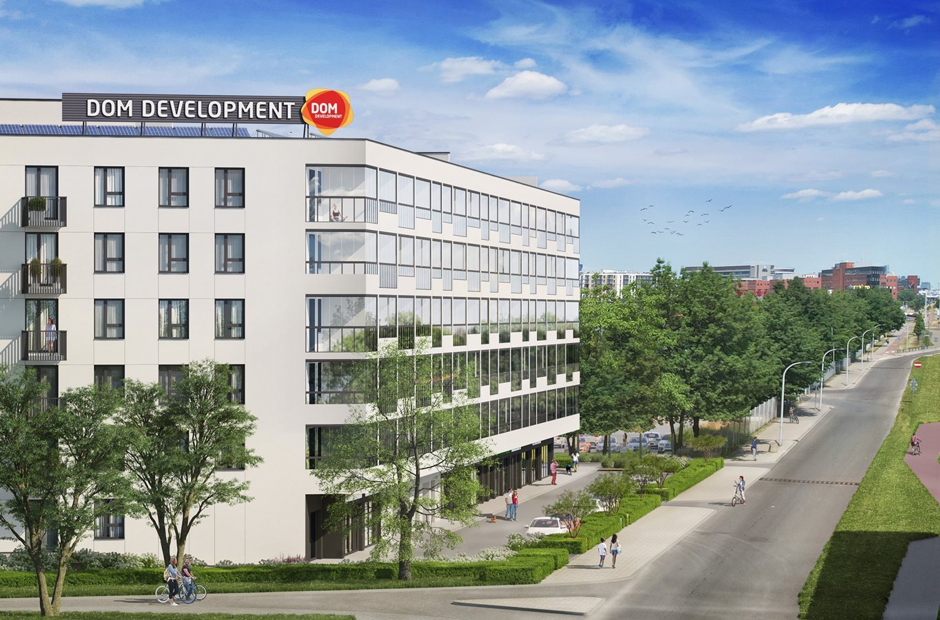 Osiedle przy Alejach - Widok na elewację