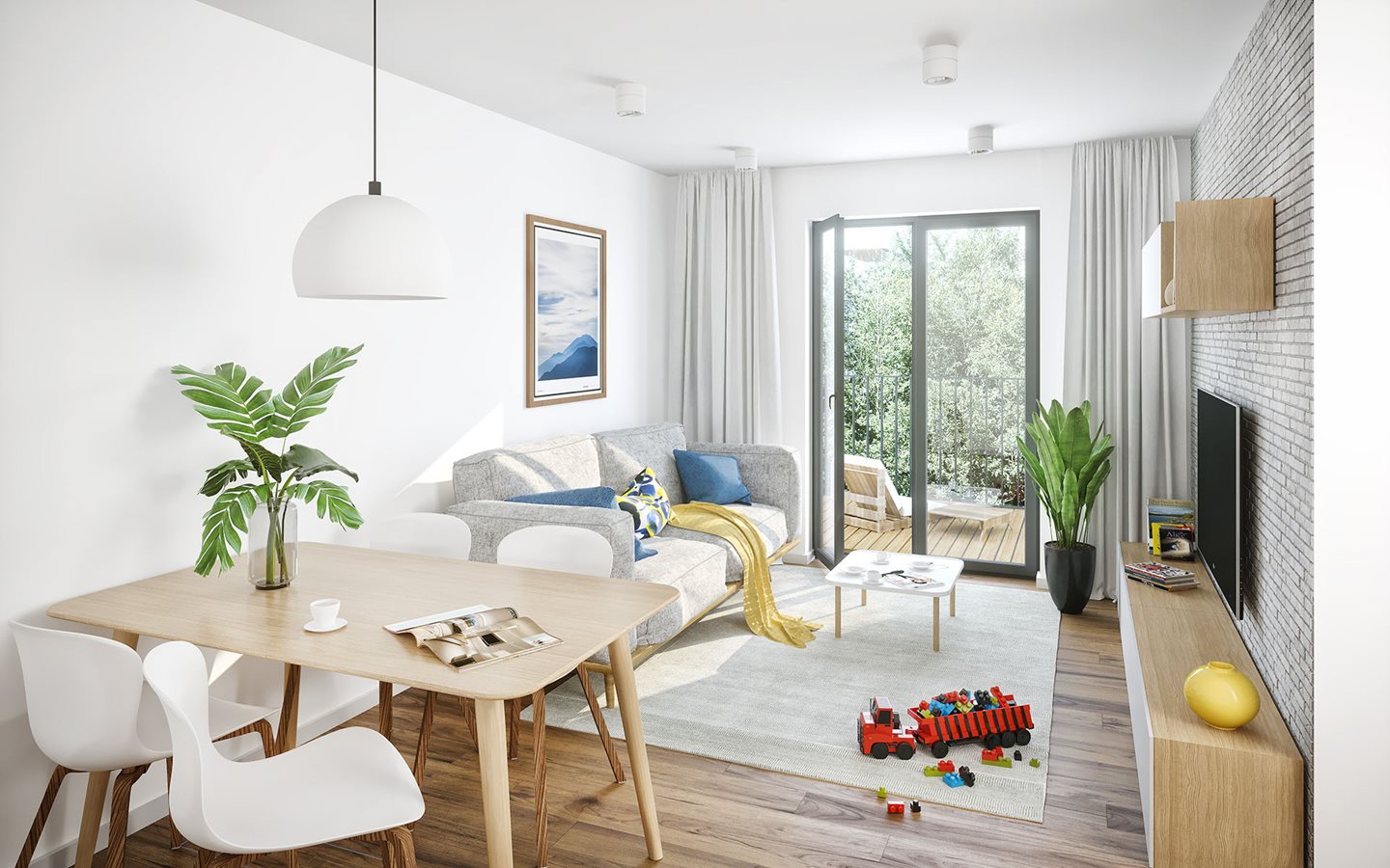 Osiedle Idylla - Etap 2, przykładowe mieszkanie