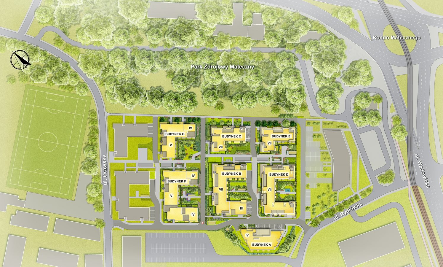 Apartamenty Park Matecznego - Plan inwestycji