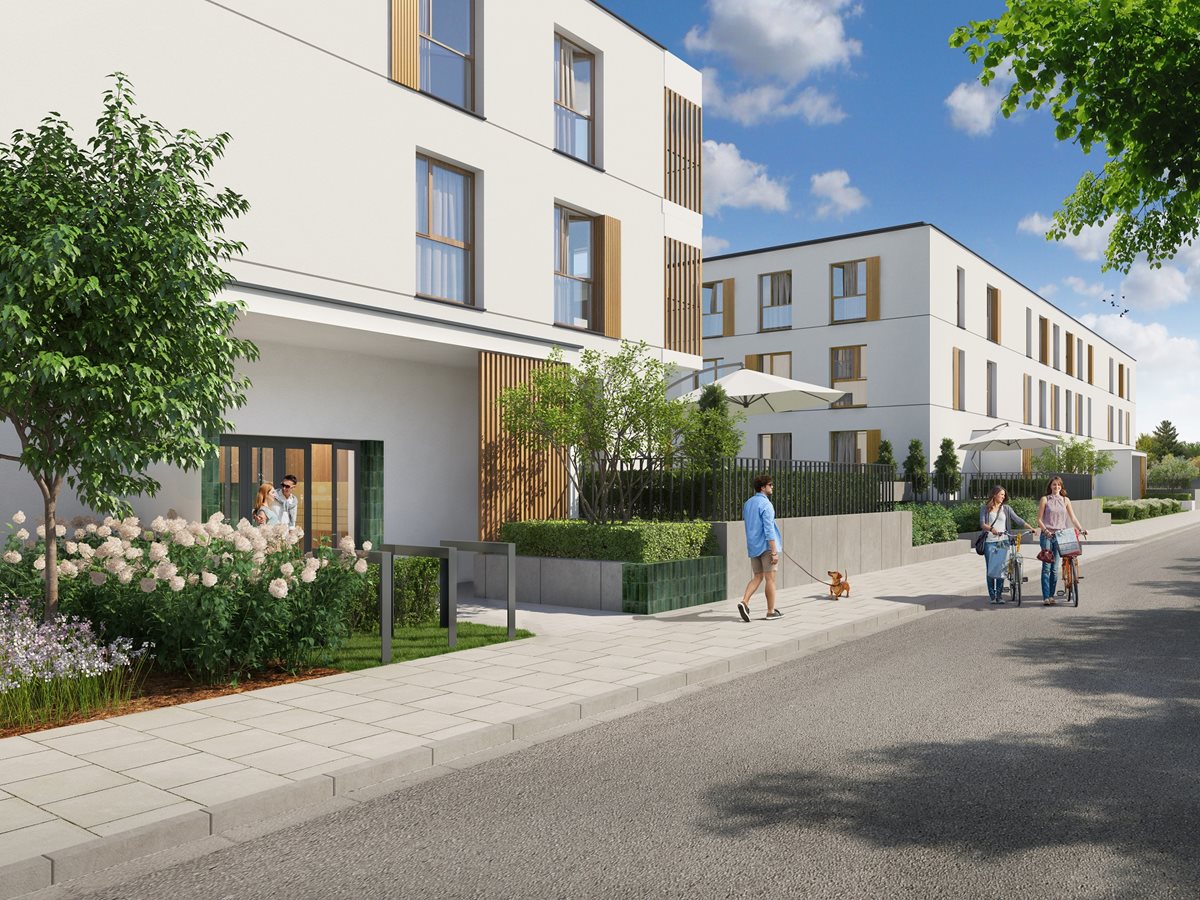 Apartamenty Białej Koniczyny - Widok od strony ulicy