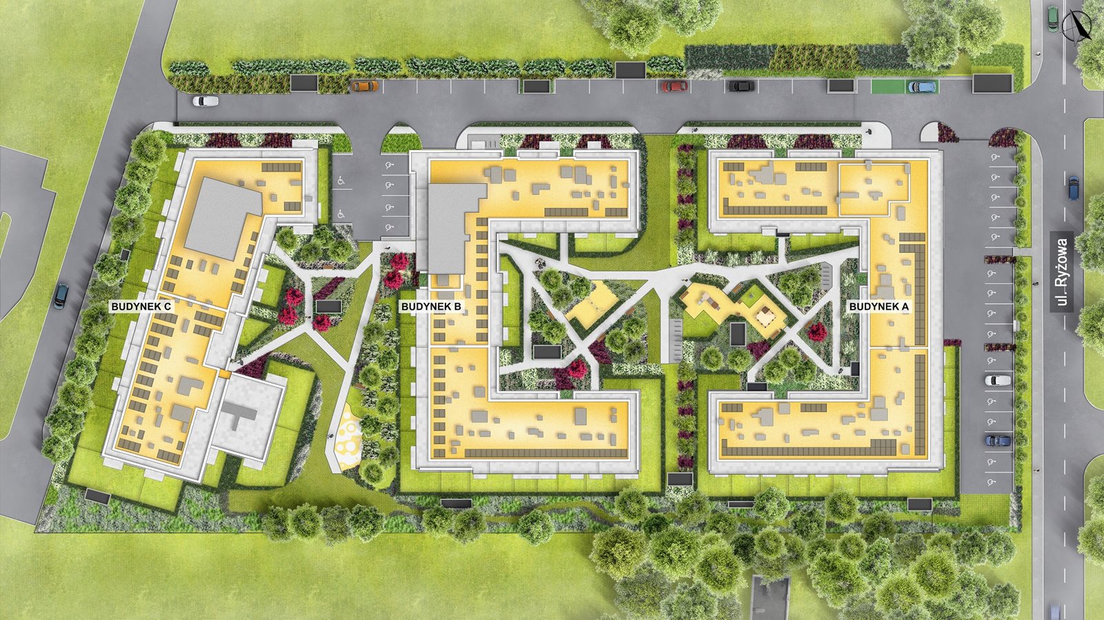 Osiedle przy Ryżowej - Plan inwestycji