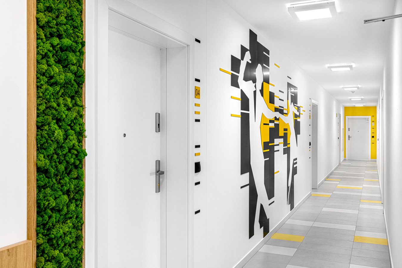 Osiedle Komedy - Etap 2, zdjęcie korytarza 