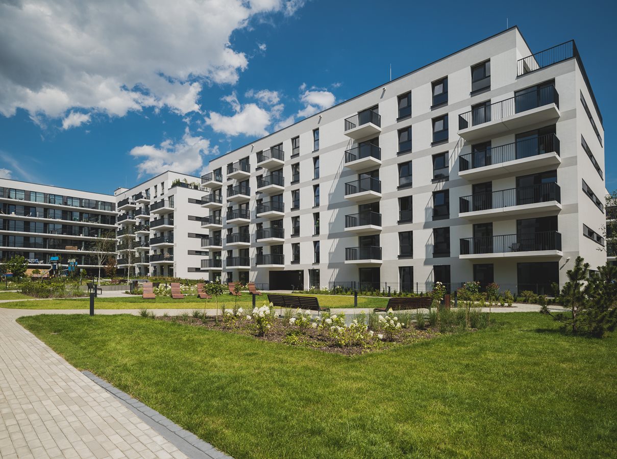 Osiedle Górka Narodowa - Zdjęcie widok na budynek C etap 3