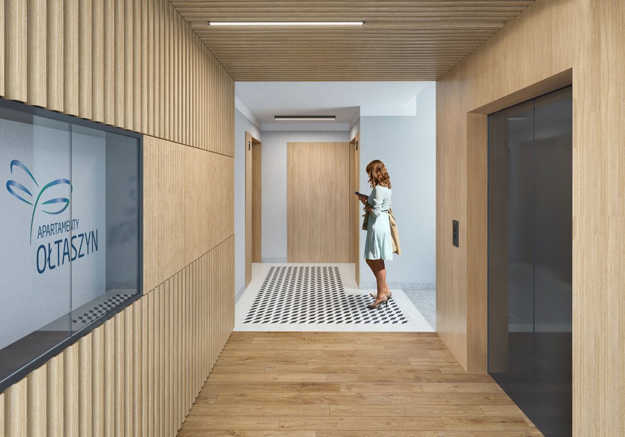 Apartamenty Ołtaszyn - Hall na parterze