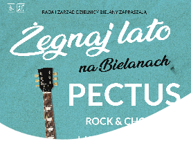 Plakat Żegnaj Lato na Bielanach