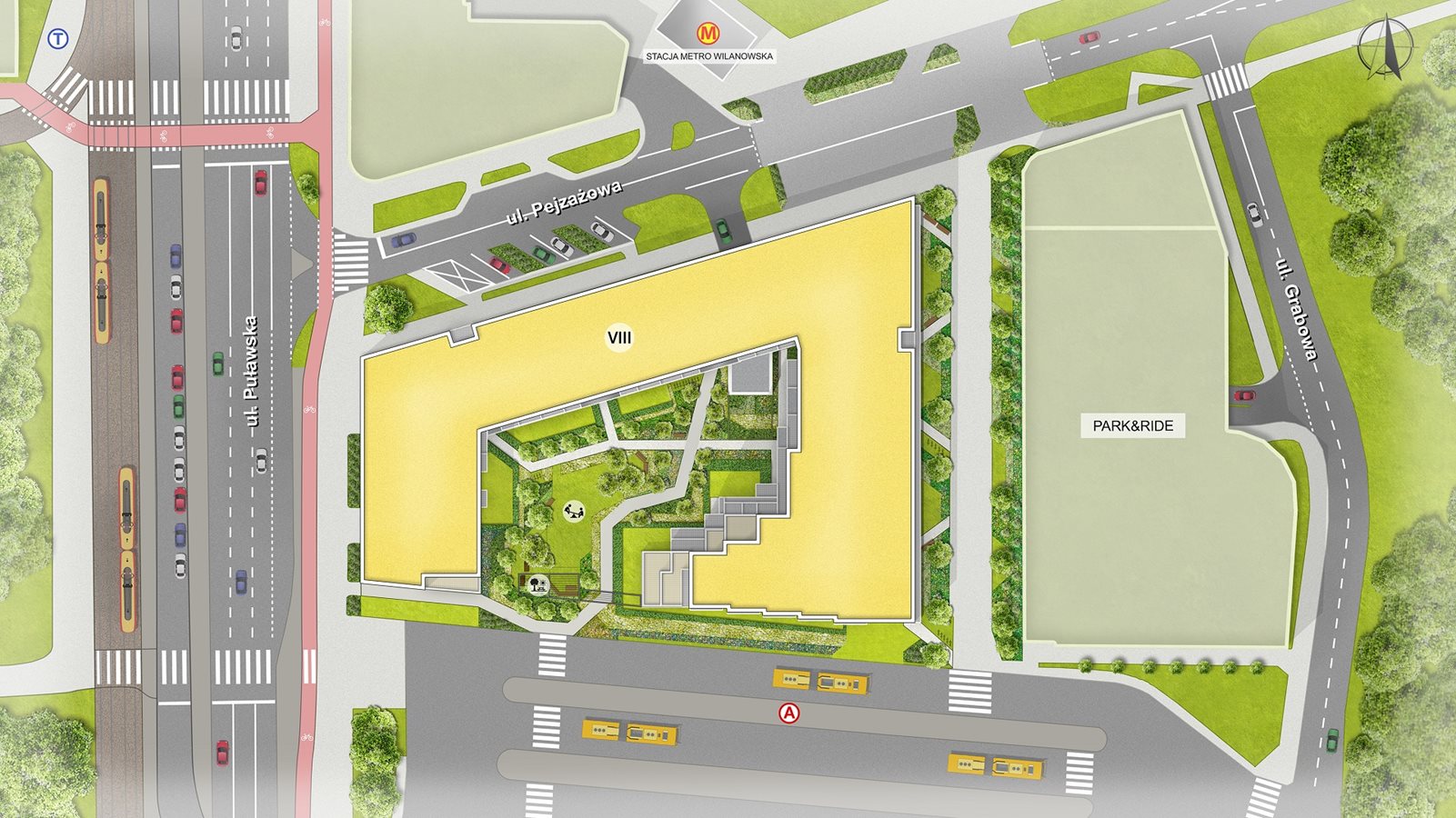 Apartamenty Metro Wilanowska - Siteplan