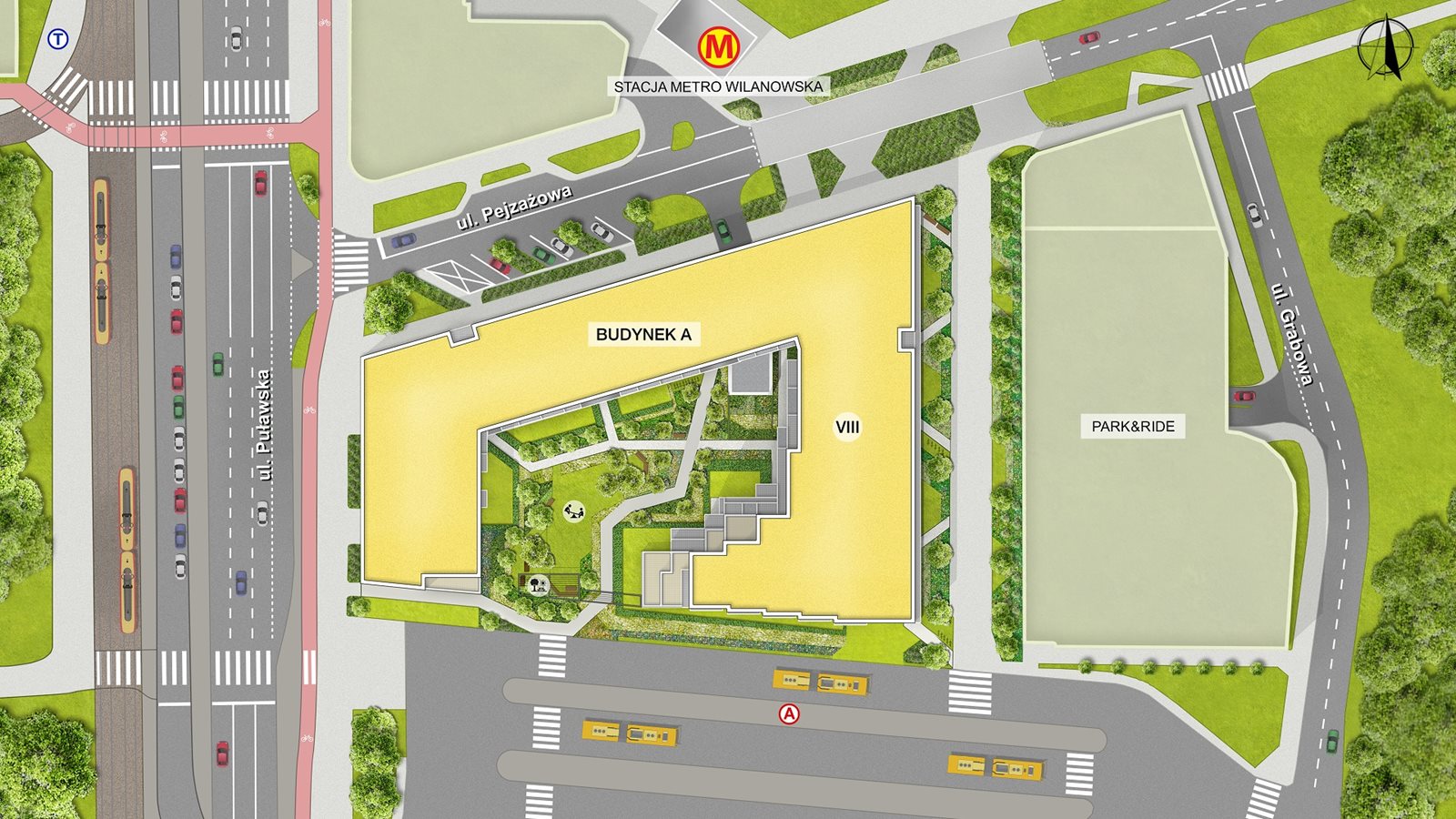 Apartamenty Metro Wilanowska - Siteplan