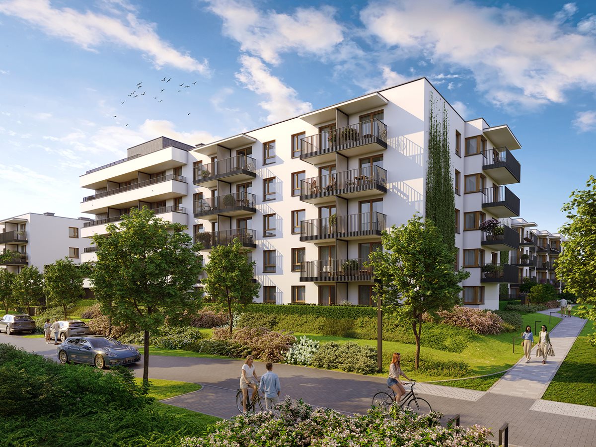 Osiedle Wilno 9 etap 2 - widok na budynek C