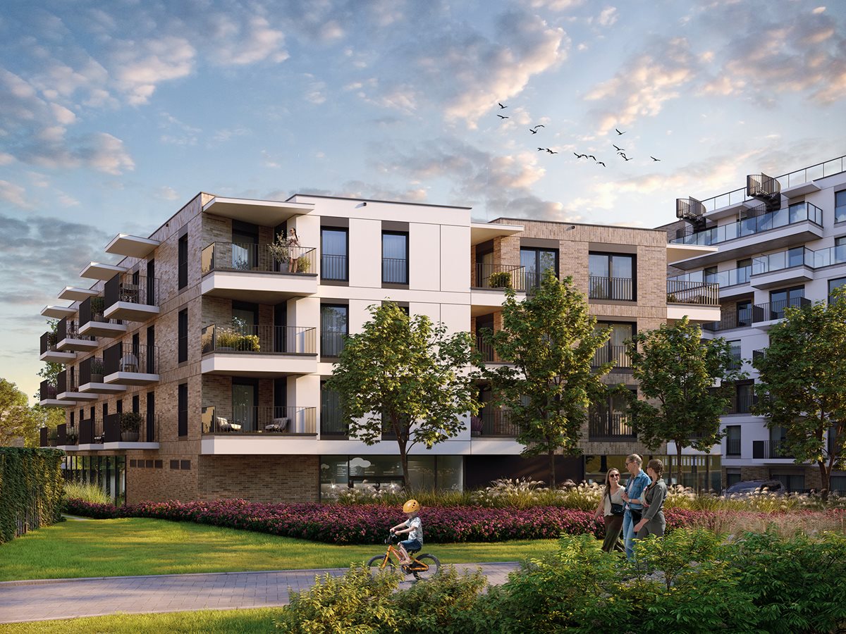 Apartamenty Park Matecznego - Widok na elewację budynku A