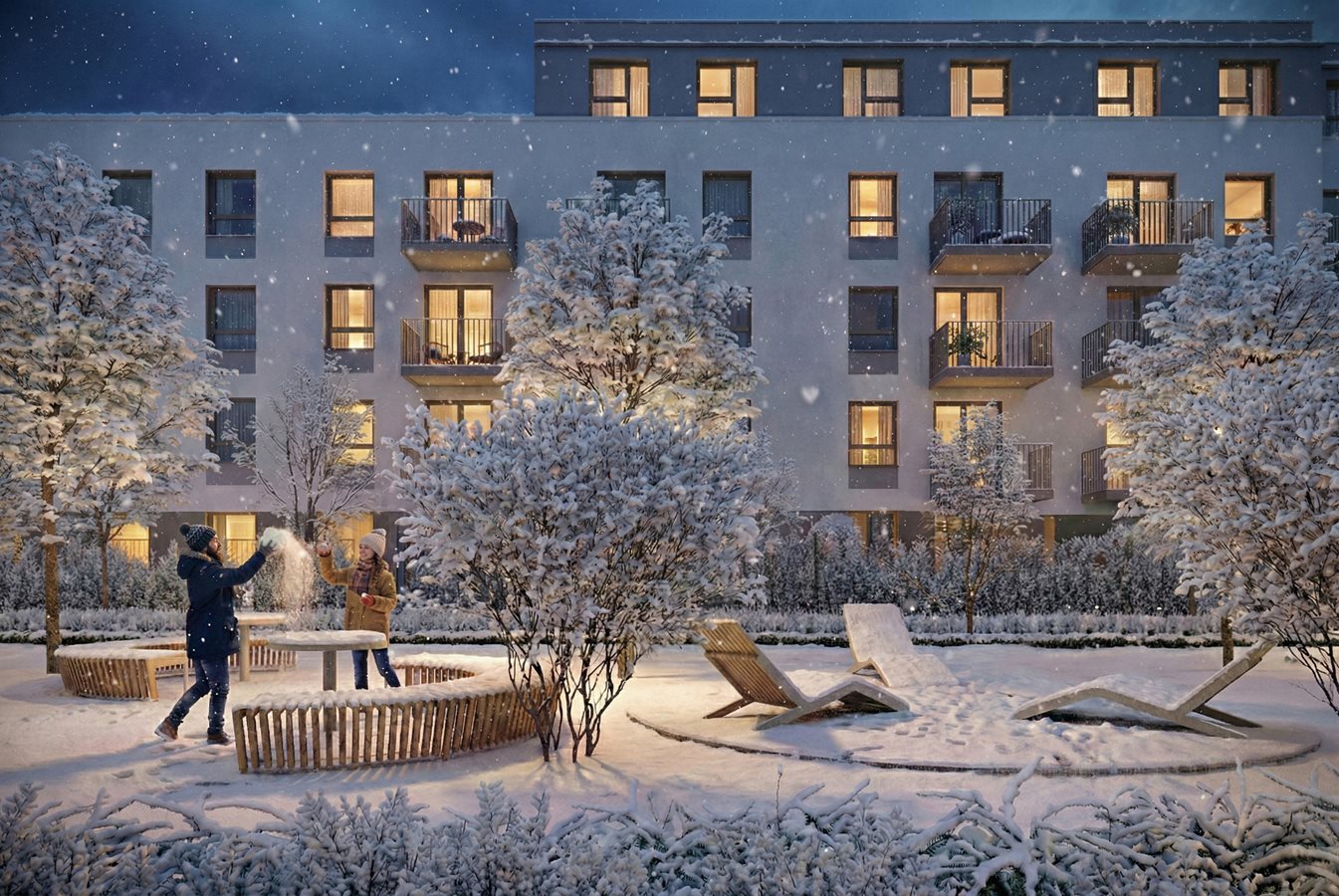 Osiedle Arkadia - Etap 2.1 - Widok na budynek 