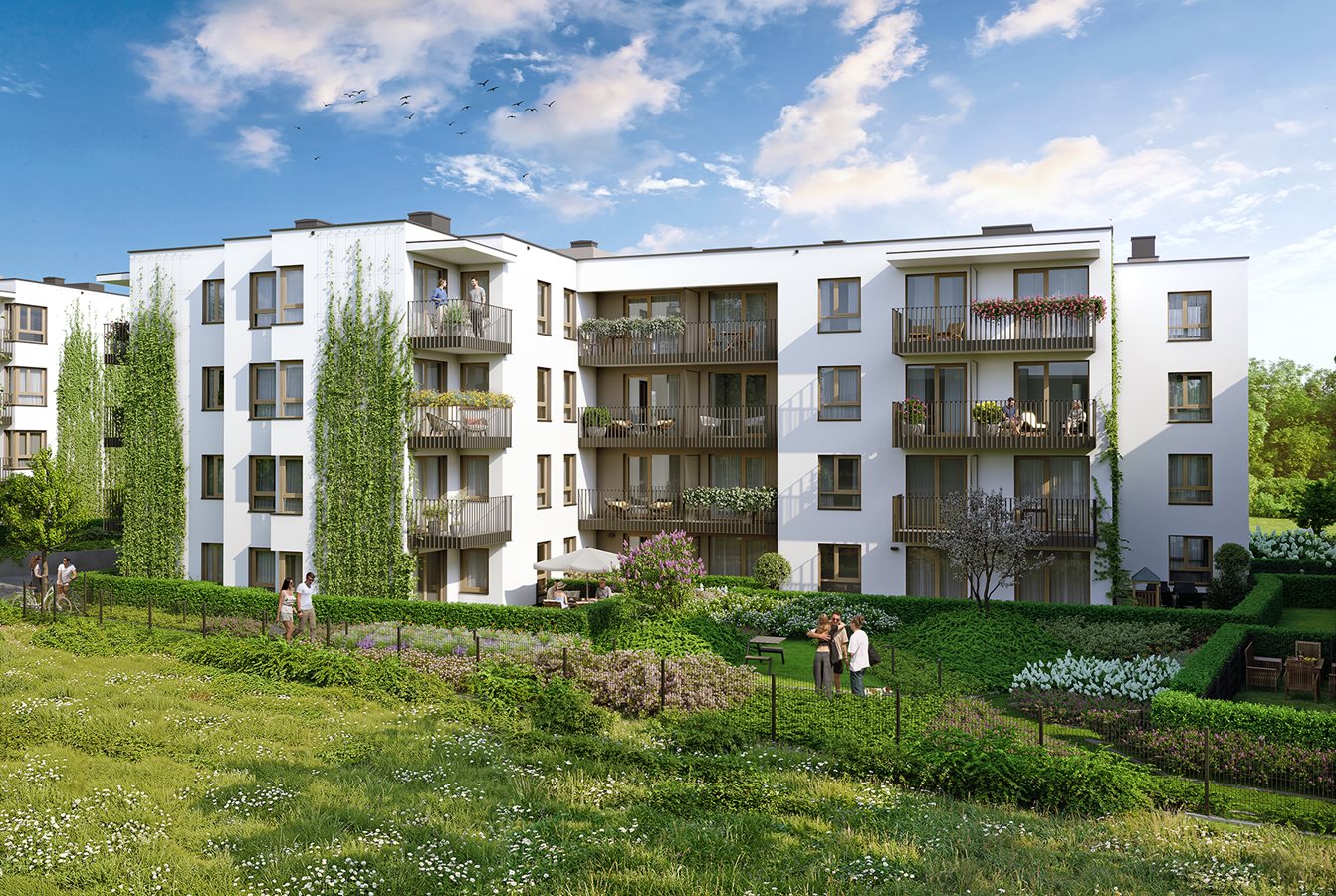 Osiedle Wilno 8 etap 1 - Widok na budynek B