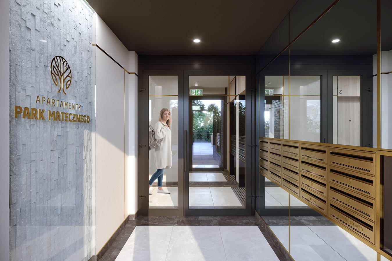 Apartamenty Park Matecznego - Wejście do budynku E