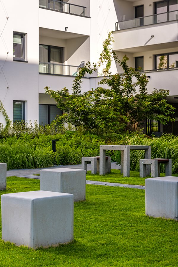 Osiedle Urbino - Zdjęcie małej architektury na osiedlu