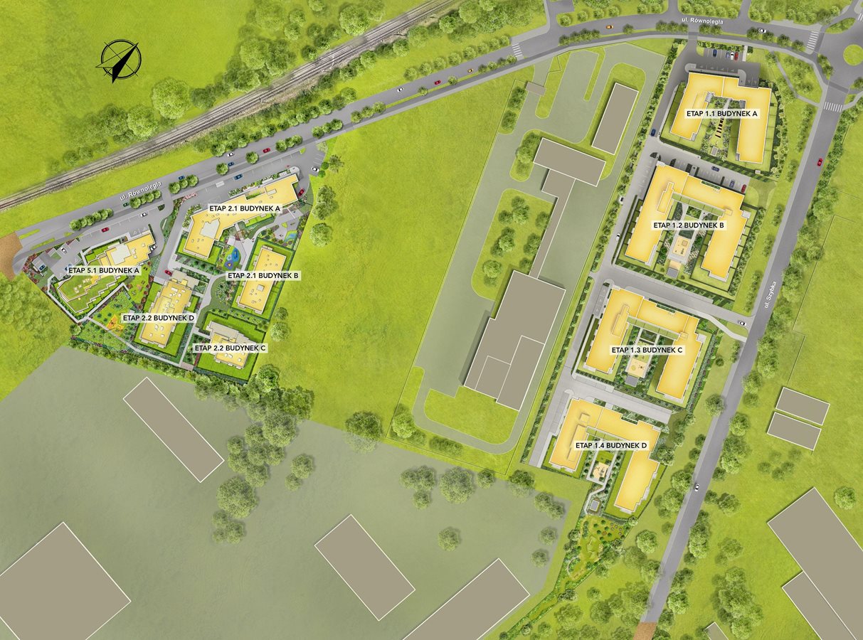 Osiedle Urbino - Plan całej inwestycji
