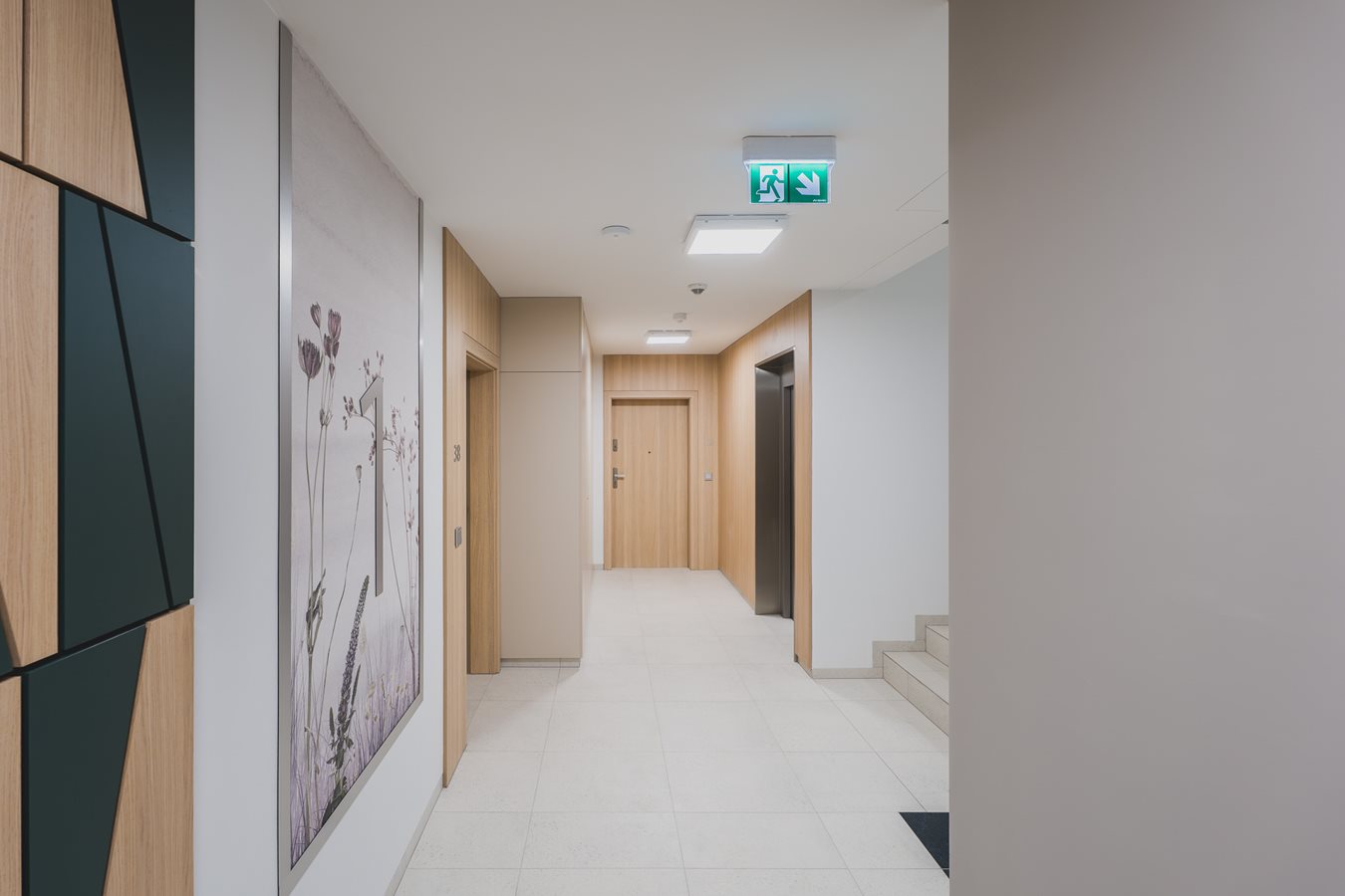 Osiedle Górka Narodowa - Zdjęcie części wspólnych korytarz etap 5