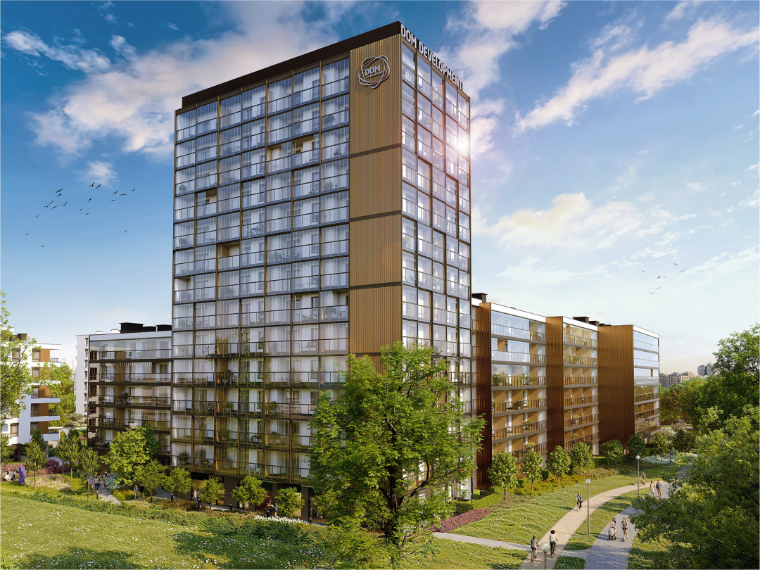 Apartamenty Literacka - Etap 2.3 - Widok na dominantę