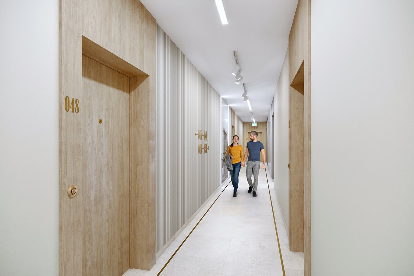 29 Aleja - Widok na korytarz