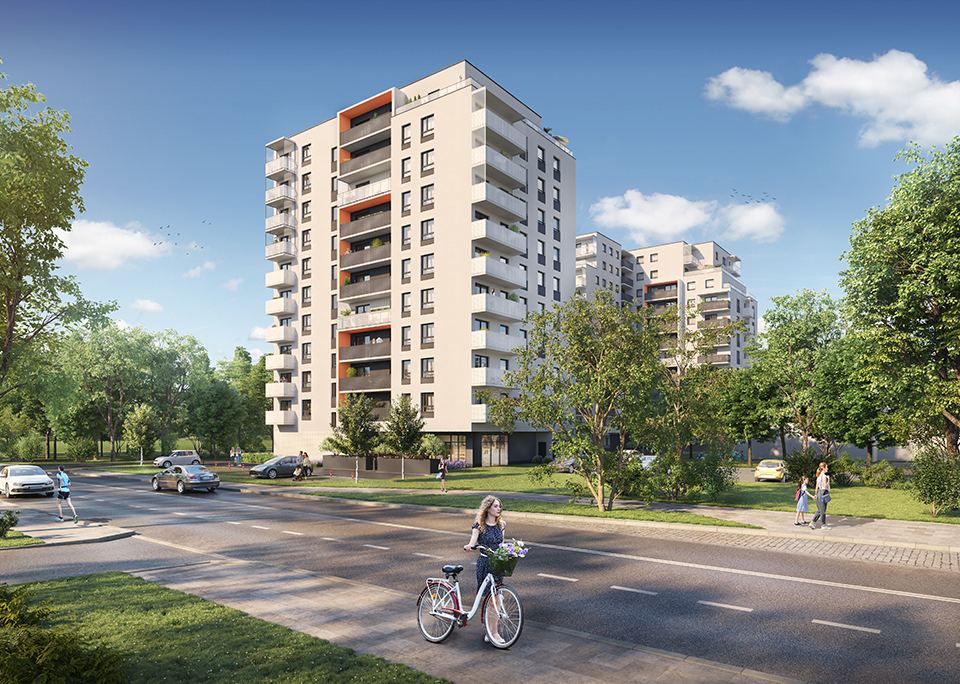 Chociebuska 11 - Widok od ul. Chociebuskiej