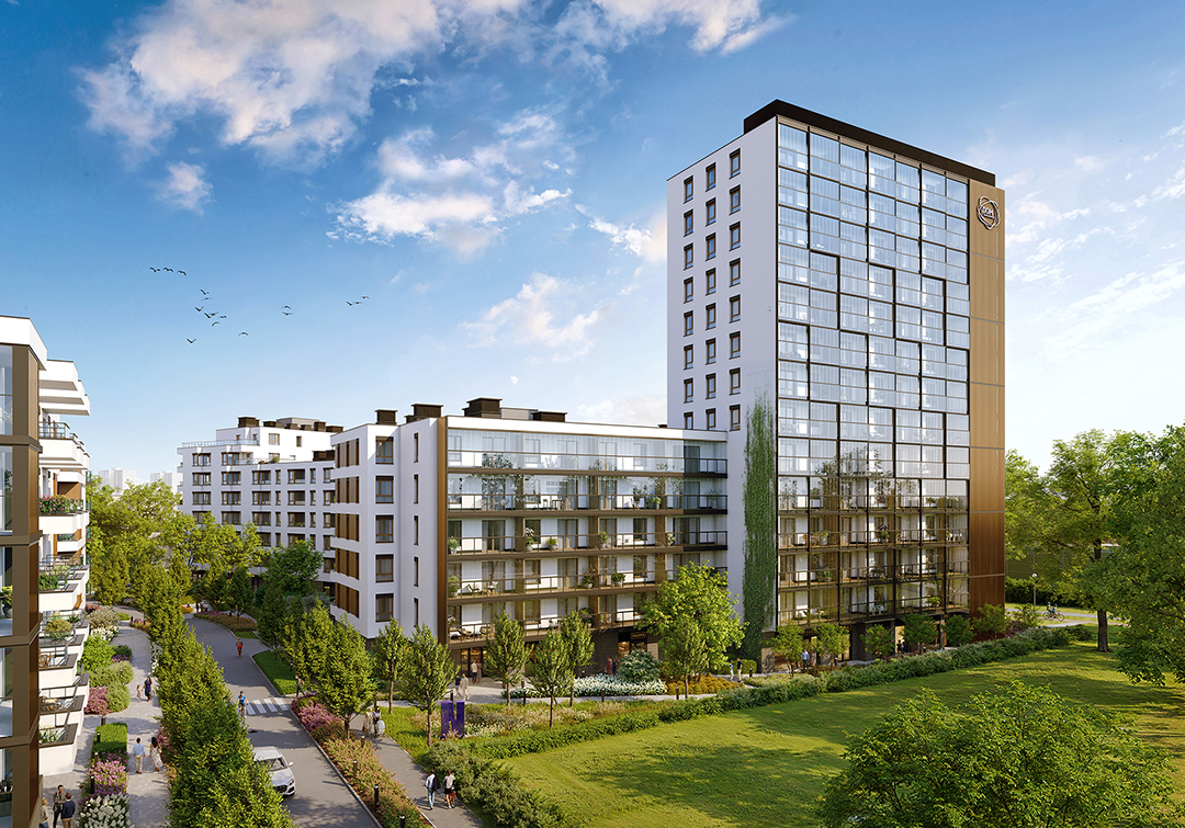 Apartamenty Literacka - Etap 2.3 - Widok na dominantę