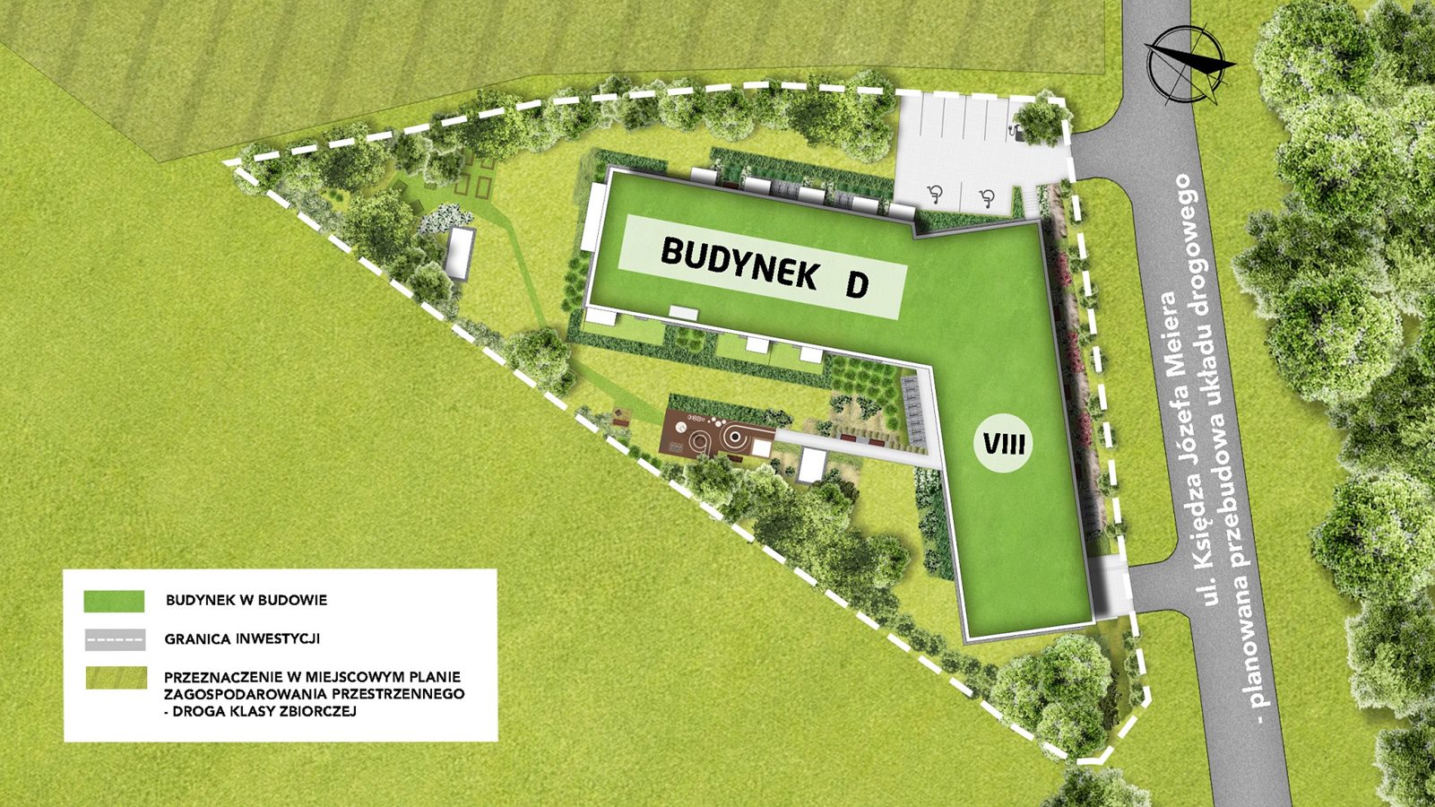 Przystanek Prądnik - Plan etapu 1 - Budynek D