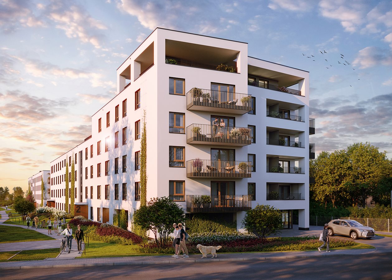 Osiedle Wilno 8 etap 1 - Widok od ul. Bukowieckiej