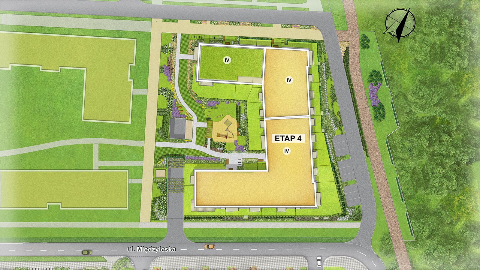 Osiedle Międzyleska - Etap 4, plan inwestycji 
