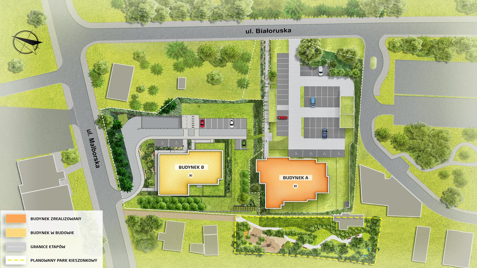 Osiedle Przy Malborskiej - Plan inwestycji