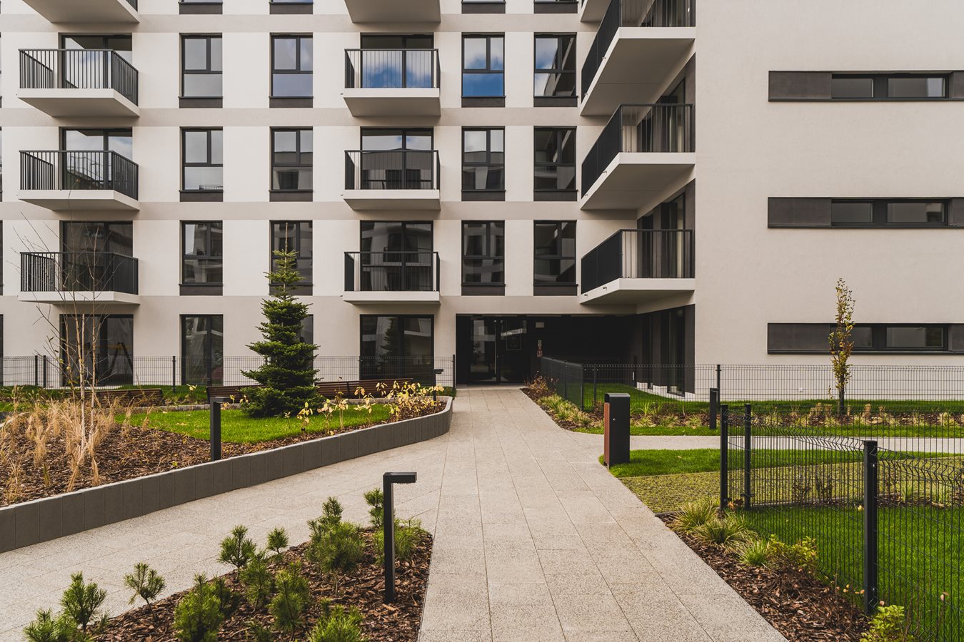 Osiedle Górka Narodowa - Zdjęcie widok elewację budynku B etap 3