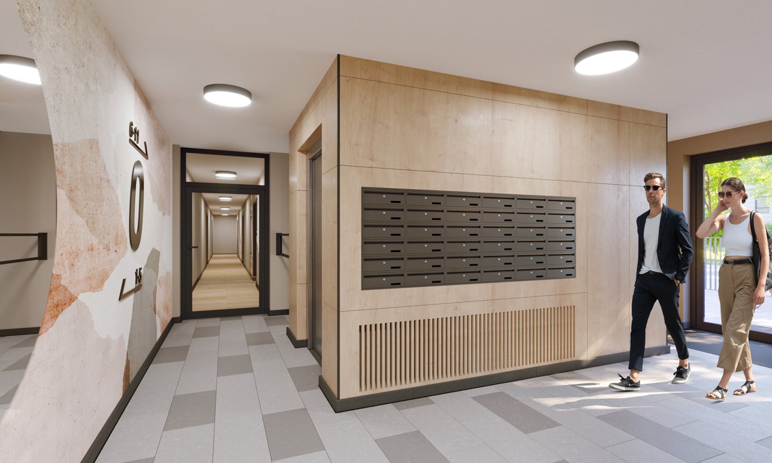 Nowodworska 43 - korytarz na parterze 