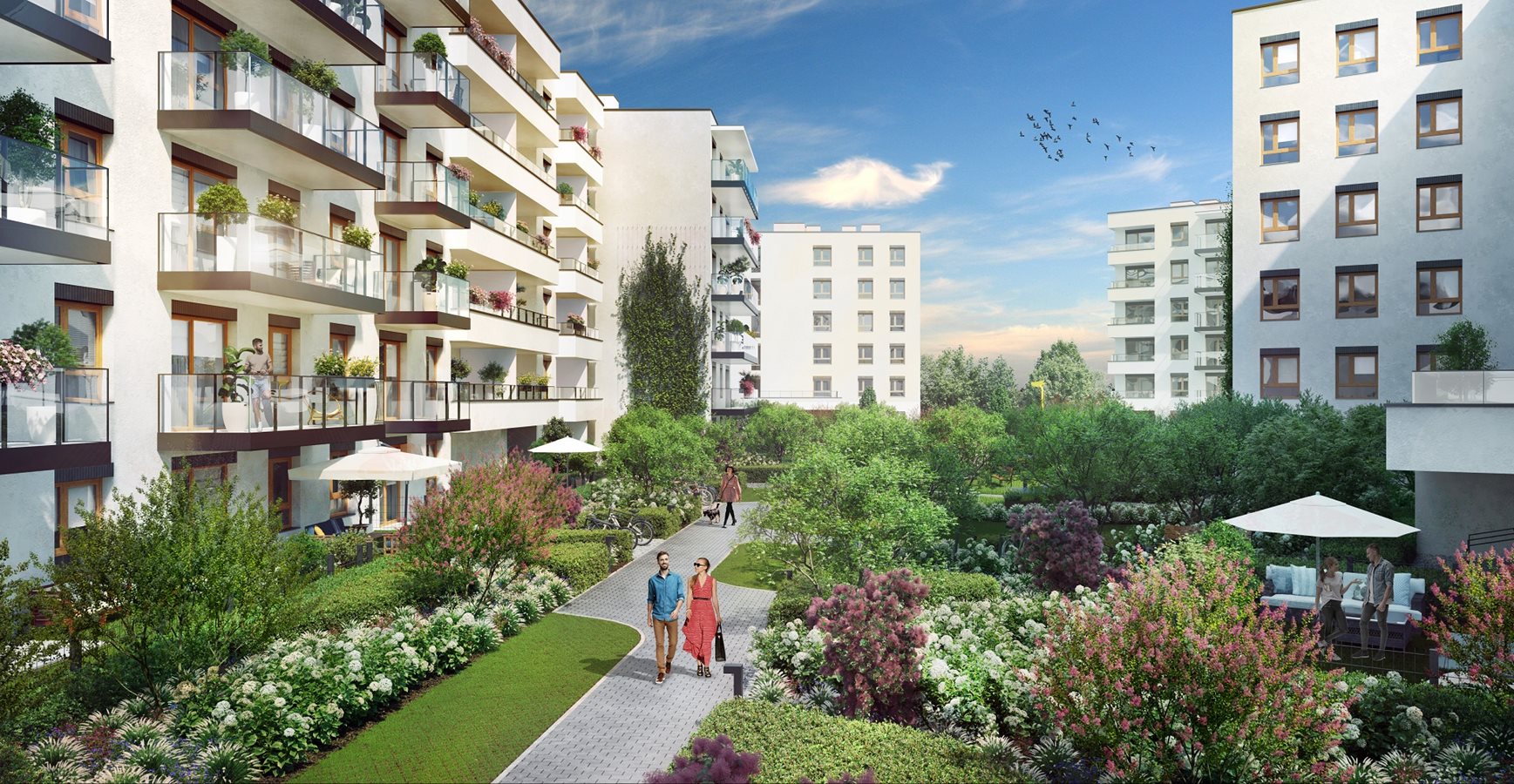 Urbino - Etap 4.1 - Widok na zielone patio