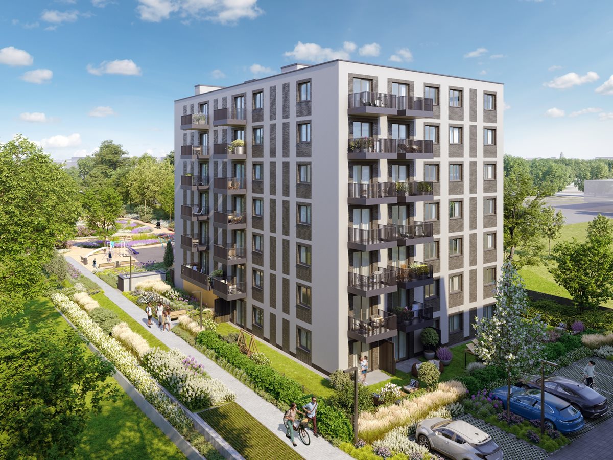 Osiedle Rapsodia - Etap 2, widok na budynek D