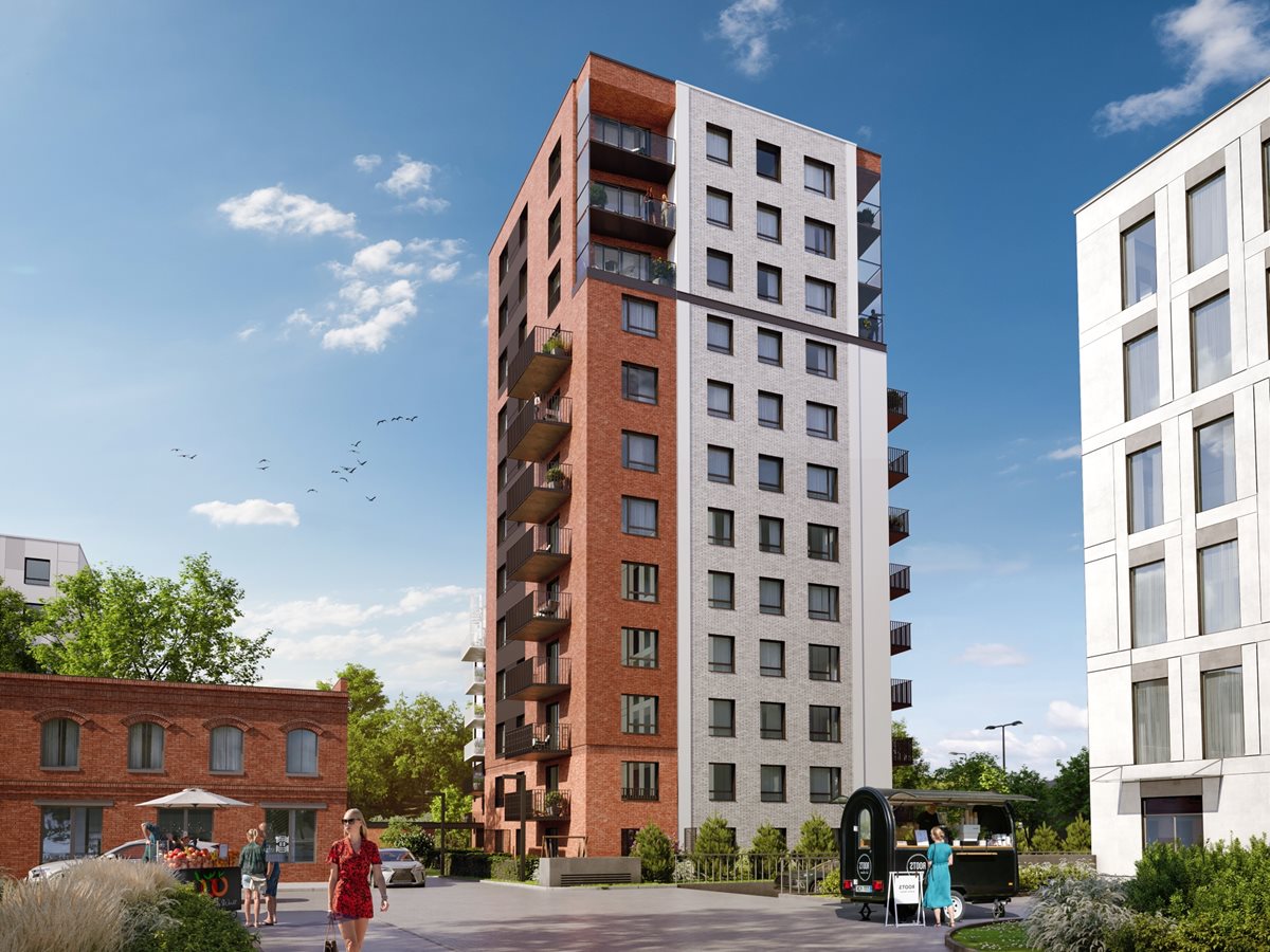 Apartamenty nad Oławką - widok na budynek
