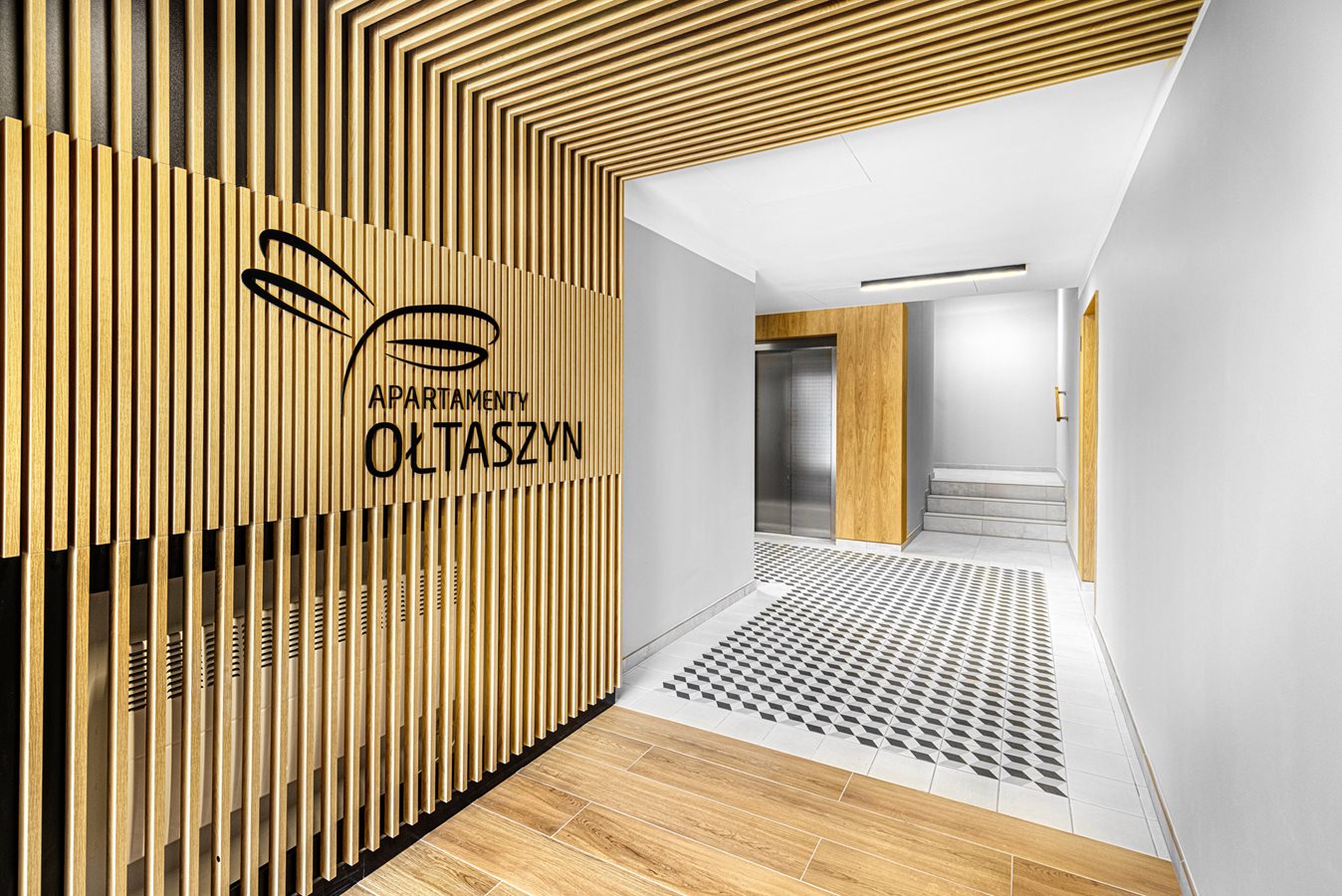 Apartamenty Ołtaszyn - Zdjęcie budynku pokazowego (hall)