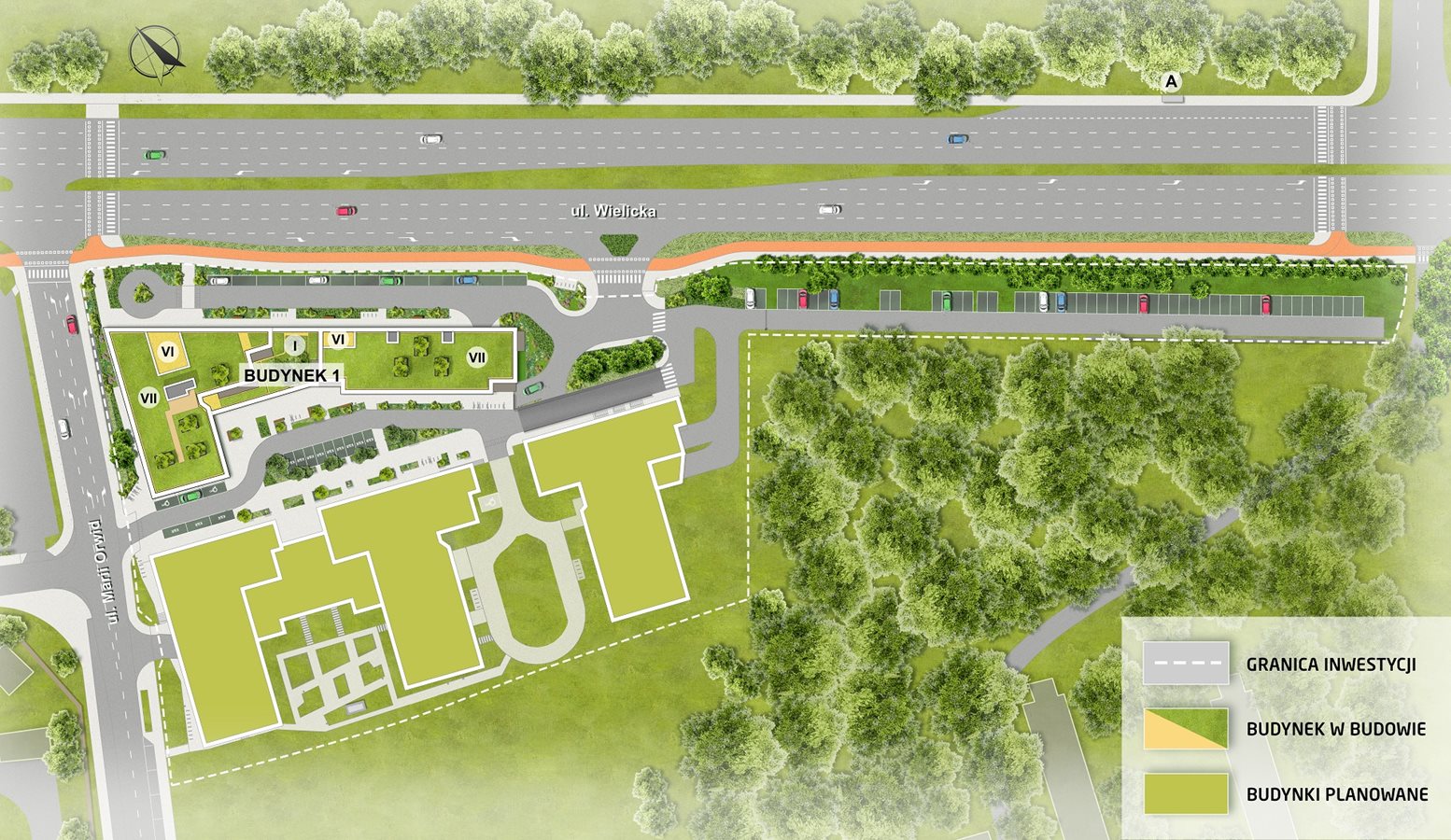 Osiedle przy Wielickiej - Plan inwestycji