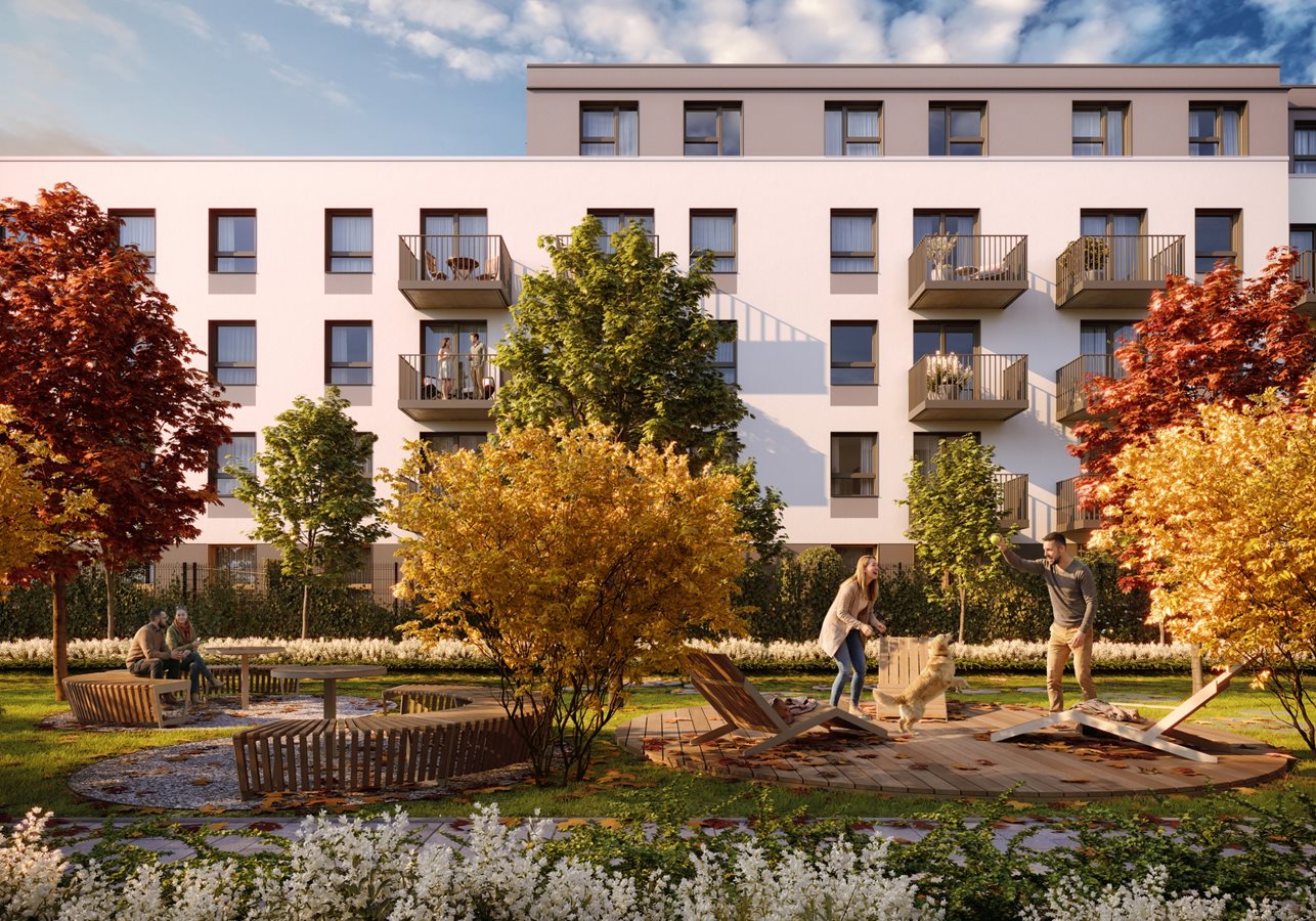 Osiedle Arkadia - Etap 2.1 - Widok na budynek 