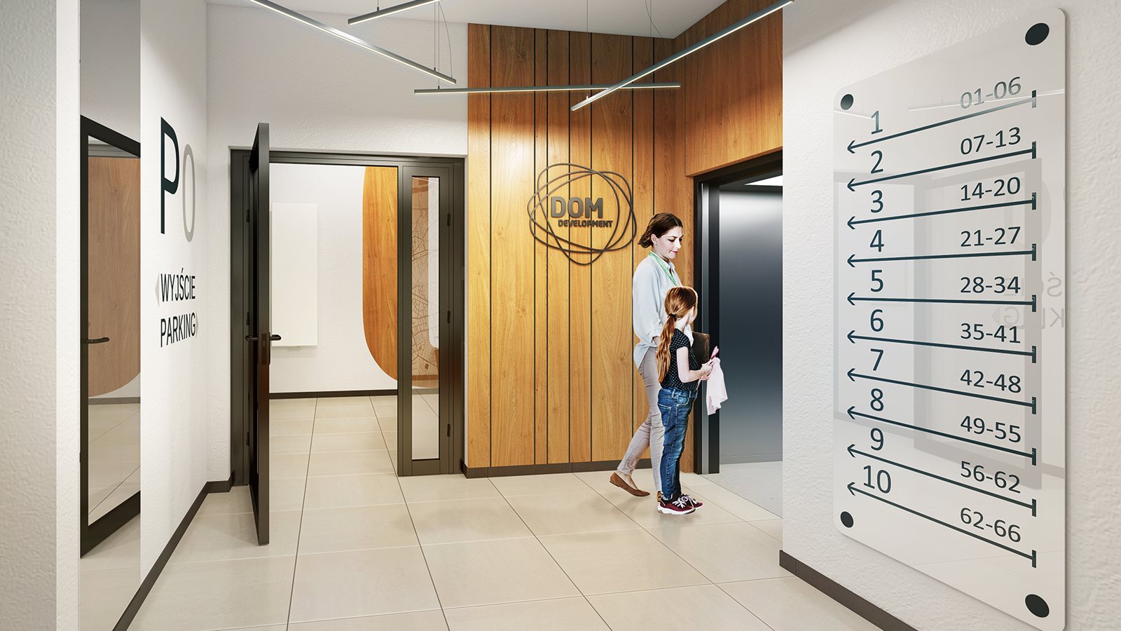 Chociebuska 11 - Korytarz na parterze