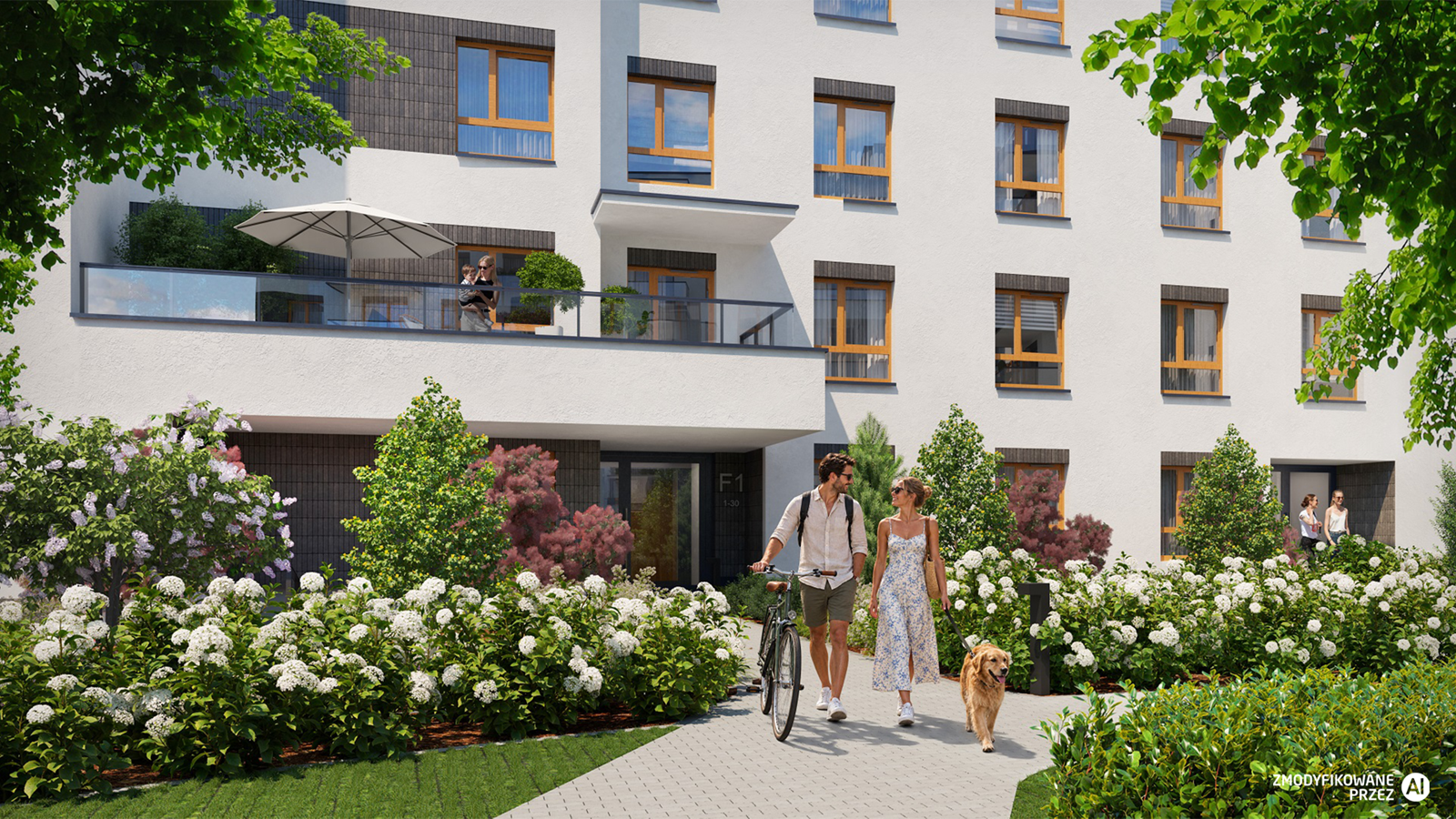 Osiedle Urbino - Etap 4.3 - Widok na budynek F