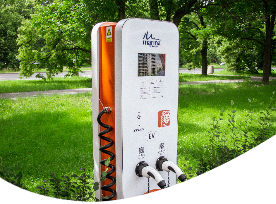 Grafika Innogy Go na Marinie Mokotów