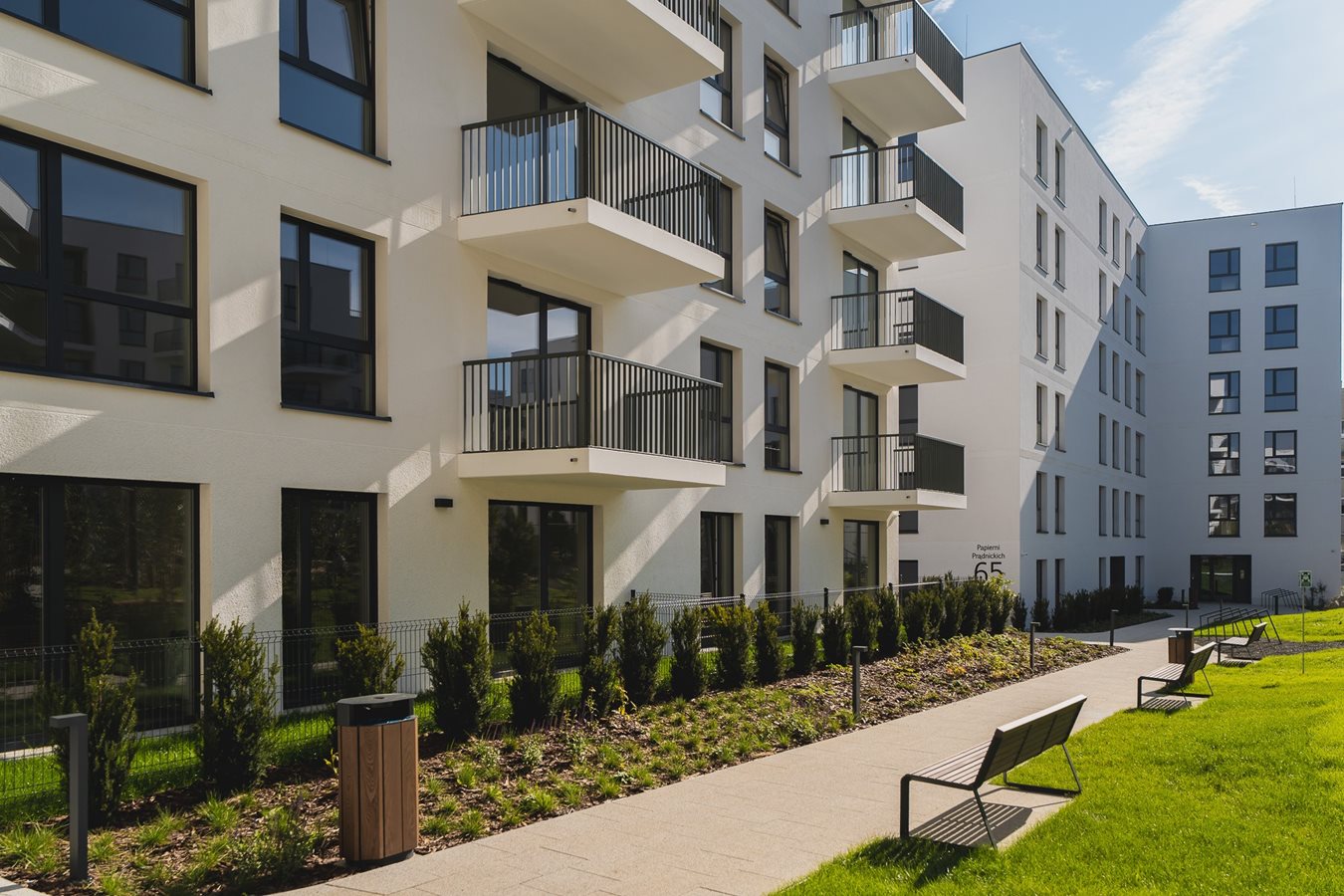 Osiedle Górka Narodowa - Zdjęcie widok na części wspólne przy budynku A etap 5