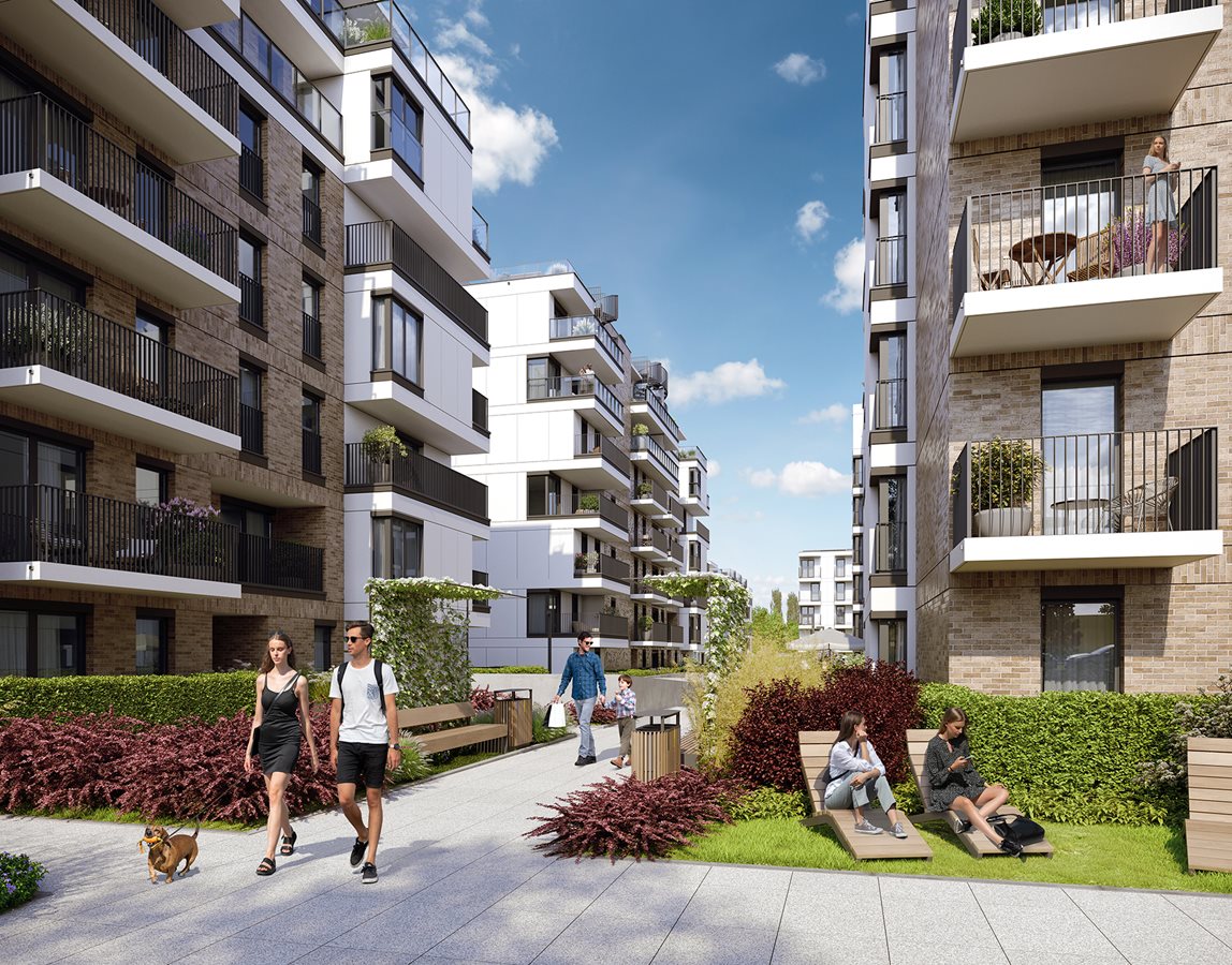 Apartamenty Park Matecznego - widok na budynek B