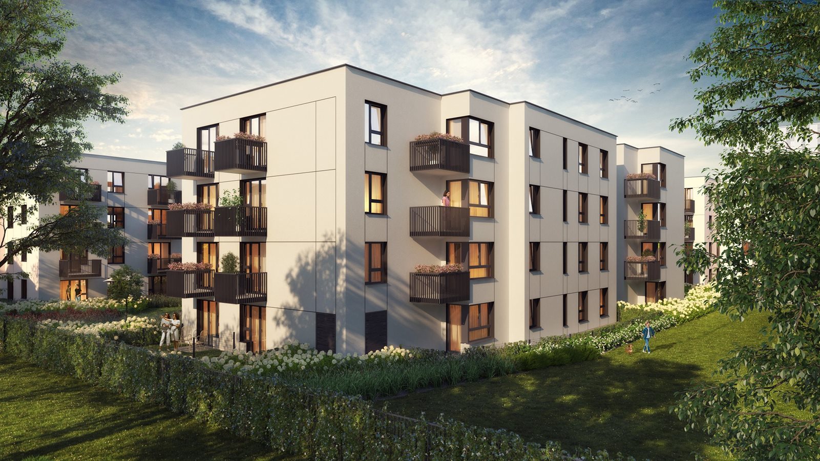 Osiedle przy Alejach - Etap 3 - Widok na budynek E