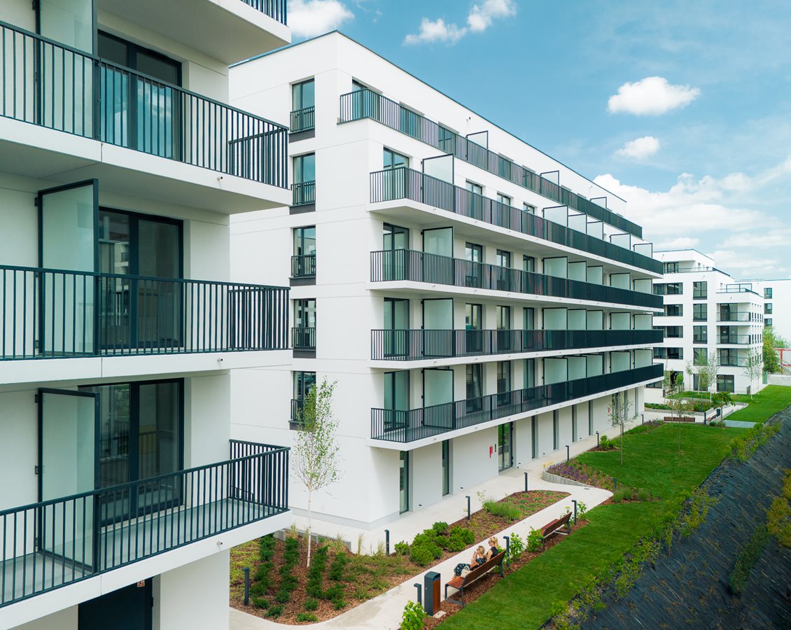 Osiedle Górka Narodowa - Zdjęcie widok na budynki etap 4